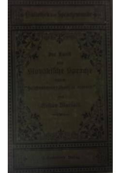 Die kunst die slowakische sprache