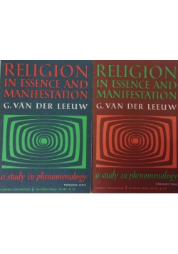 Religion in Essence and Manifestation cz. I-II