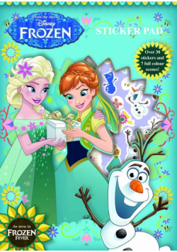 Arkusze do wyklejenia plus naklejki. Frozen Fever