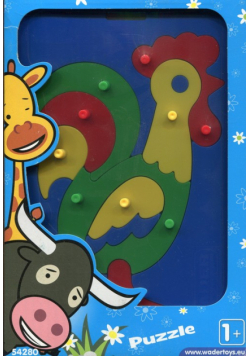Wader Puzzle edukacyjne kogut