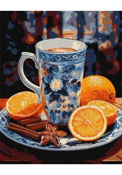 Malowanie po numerach - Kawowa harmonia 40x50cm
