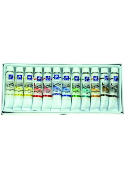 Farby akwarelowe 12 kolorów 12 ml tuba