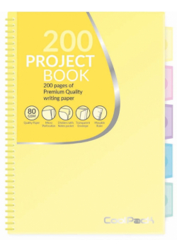 Kołobrulion A4 Coolpack Pastel żółty