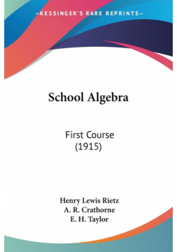 School Algebra