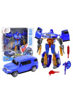 Robot auto 2w1 Transformacja akcesoria broń nieb