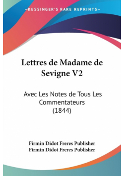Lettres de Madame de Sevigne V2