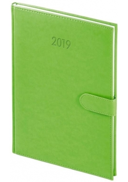 Kalendarz 2019 B5 Tygod. Nebraska magnes Seledyn