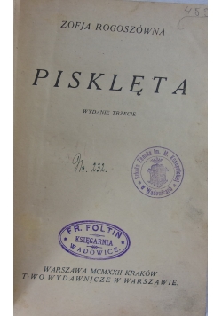 Pisklęta, 1911 r.