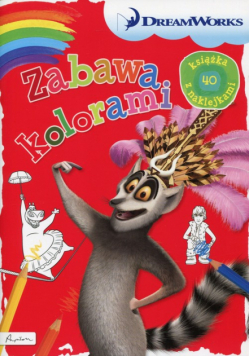 Dream Works Zabawa kolorami Książka z naklejkami