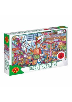 Puzzle obserwacyjne z lupą Lotnisko 90 elementów
