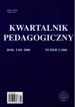 Kwartalnik pedagogiczny nr 2/2008