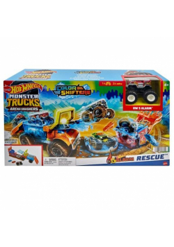 Hot Wheels Monster Trucks Na ratunek zmiana koloru