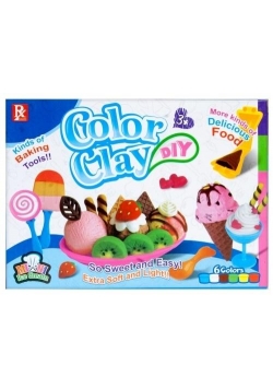 Masa plastyczna z akcesoriami lody