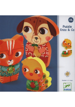 Puzzle drewniane pionowe Enzo