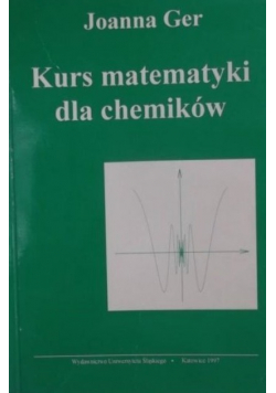Kurs matematyki dla chemików