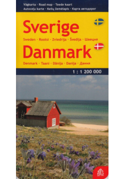 Szwecja Dania mapa 1:1 200 000