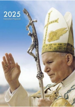 Kalendarz 2025 Papieski A4 ścienny