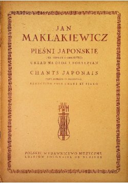 Pieśni Japońskie 1947 r.