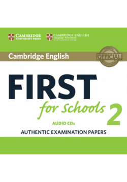 Cambridge English First for Schools 2 2CD