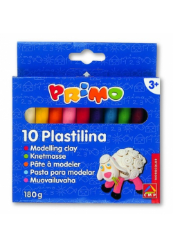 Plastelina Primo 10 kolorów 180 gram
