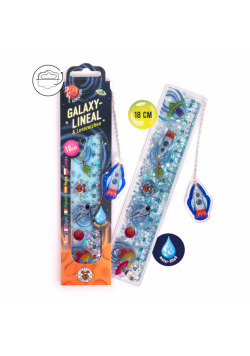Linijka Galaxy z zakładką do książki Space Adventure 18 cm