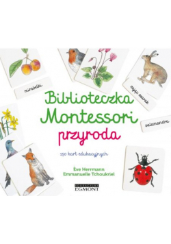 Biblioteka Montessori Przyroda 150 kart edukacyjnych