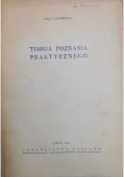 Teoria poznania praktycznego