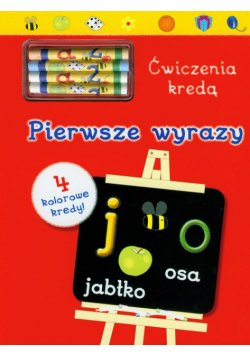 Pierwsze wyrazy ćwiczenia kredą