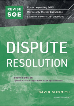 Revise SQE Dispute Resolution 2nd ed