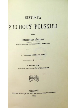 Historya piechoty polskiej