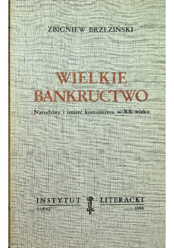 Wielkie bankructwo