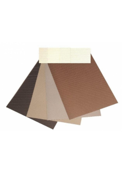 Karton obustronny kropki 300g 24x34cm 4 ark MIX