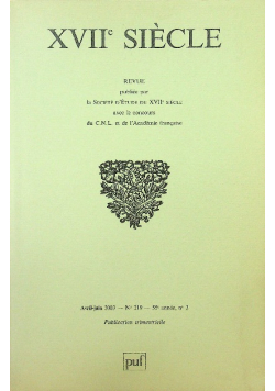 XVII Siecle Nr 219
