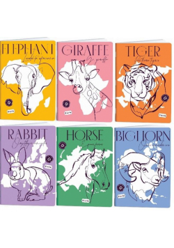 Zeszyt A4/60K kratka Animals (10szt) MAR MAR