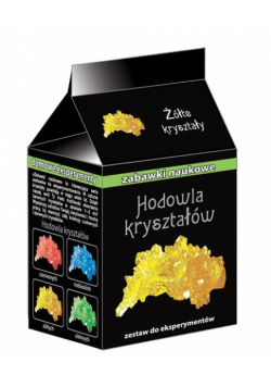 Zabawki naukowe Żółte kryształy