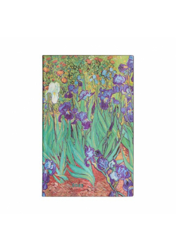 Kalendarz Paperblanks 2025 Van Gogh’s Irises Maxi tygodniowy HOR Flexi