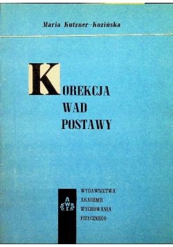 Korekcja wad postawy