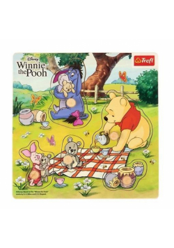 Puzzle mini drewniane - Winnie The Pooh TREFL