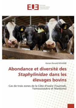 Abondance et diversité des Staphylinidae dans les élevages bovins