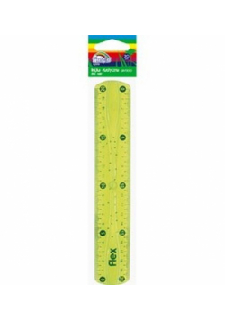 Linijka Fiorello plastikowa elastyczna 20cm