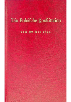Die Polnische Konstitution vom 3 ten May 1791