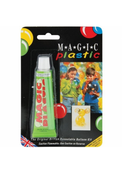 Magiczny Plastik do robienia balonów w tubce zielony