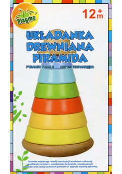 Piramida drewniana układanka