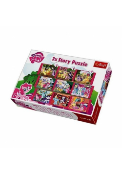Kucyki 3x Story Puzzle