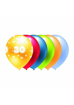 Balon 30 mix kolorów metalik 5szt