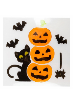 Halloweenowa żelowa dekoracja