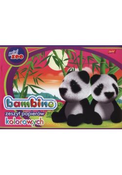 Zeszyt papierów kolorowych A4 Bambino 10 kartek 25 sztuk