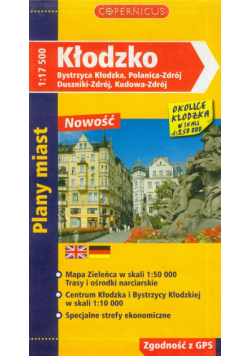 Kłodzko, Bystrzyca Kłodzka, Polanica-Zdrój, Duszniki-Zdrój, Kudowa-Zdrój plany miast