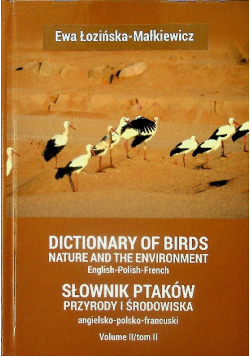 Słownik ptaków przyrody i środowiska Tom 2