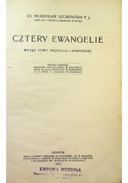 Cztery Ewangelie 1917r.